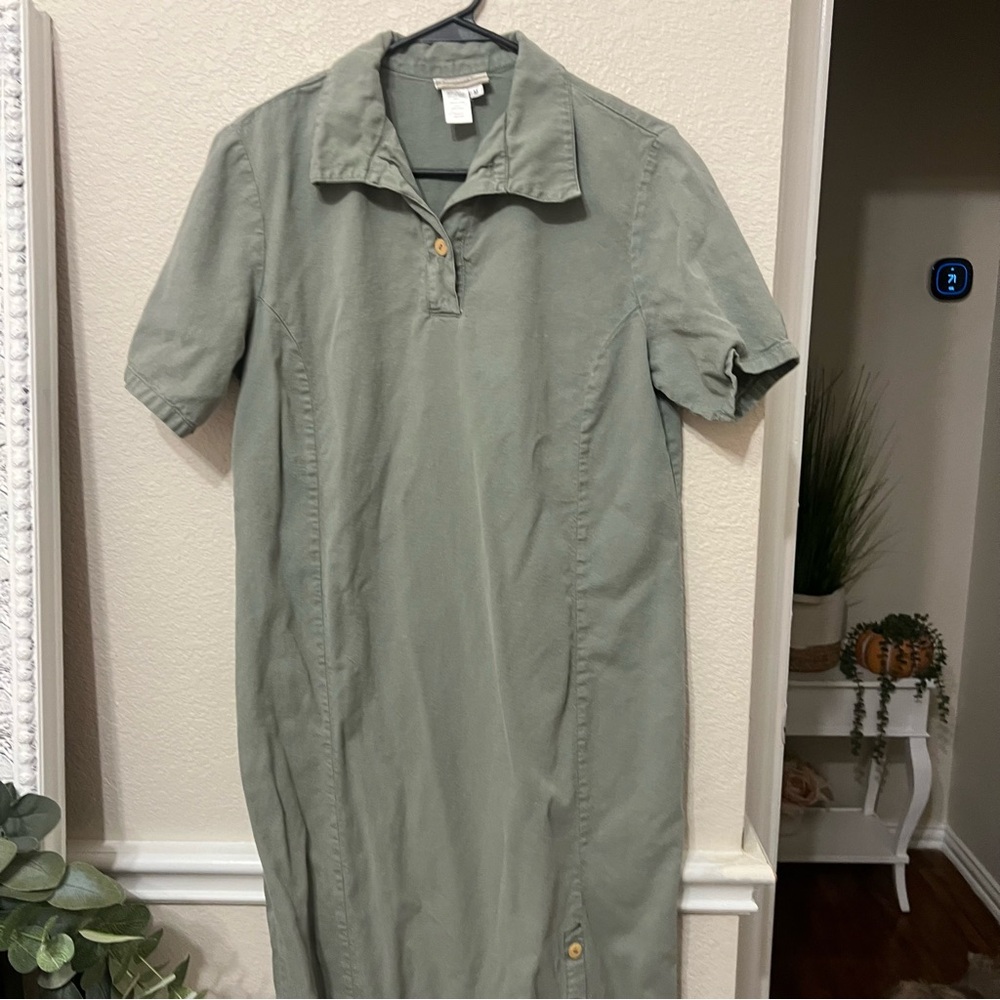 Coldwater Creek Sage Green Top medium - Picture 10 of 10